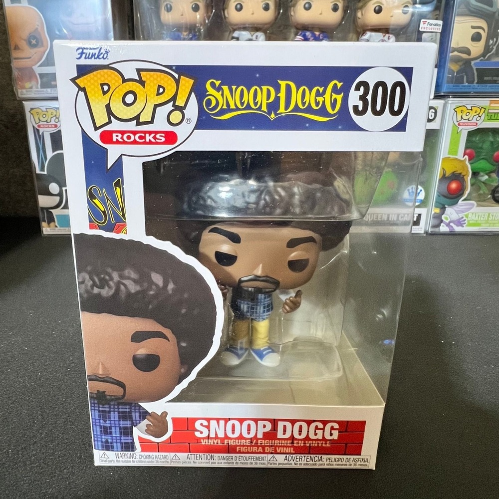 Funko Pop Rocks Snoop Dogg 300 Vinyl Figure Hip Hop Music Collectible